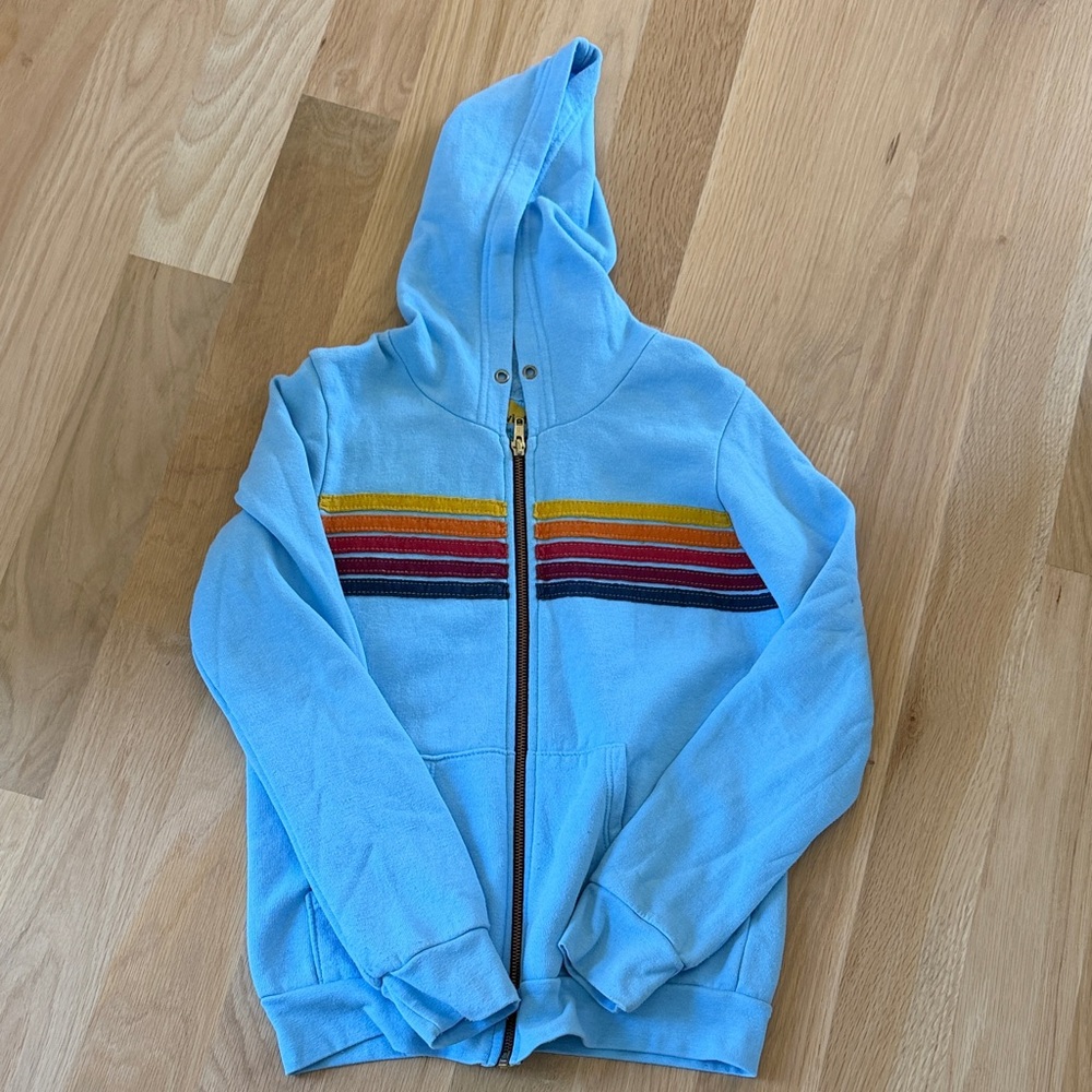 Aviator Nation Zip Up Hoodie Kids Sz 12